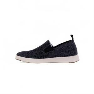 NEW WOOLLOOMOOLOO unisex suffolk slip on sneakers in black